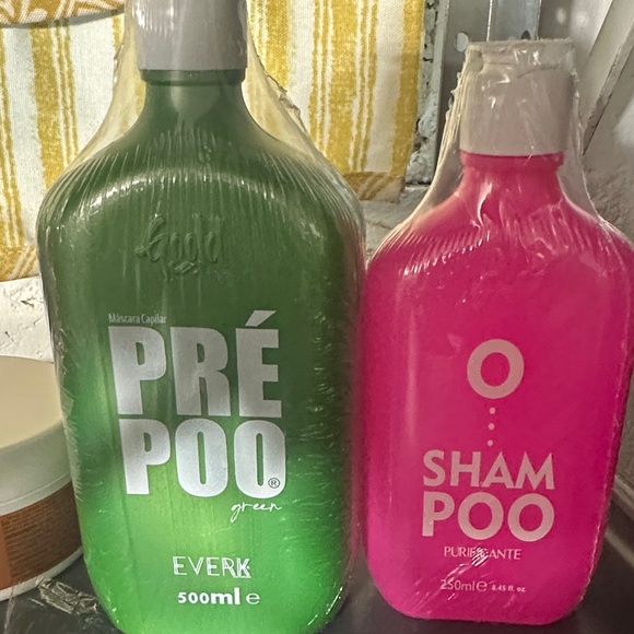 Everk Pré Poo Green and Purisante Shampoo Pink Set - Picture 1 of 1